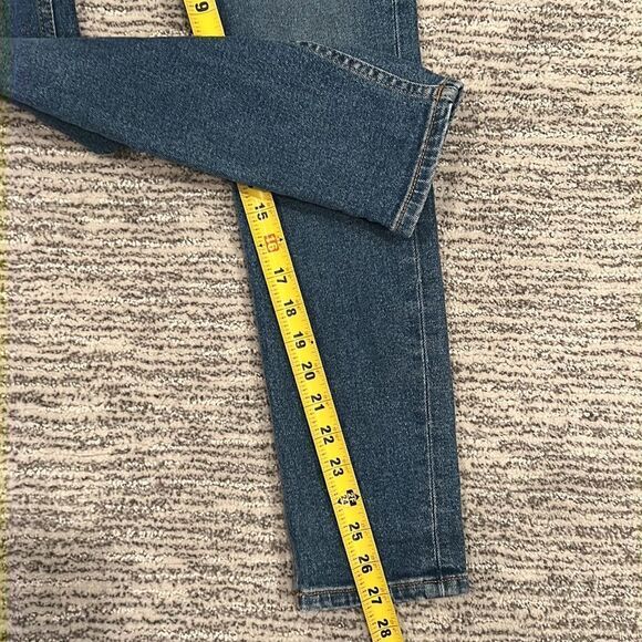 RE/DONE High Rise Comfort Stretch Ankle Crop Jeans Size 24 - Picture 12 of 14